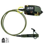 XM RIVER SURF SURFBOARD LEASH / POWER-CLIP / KNEE/CALF / COMP (.220in)